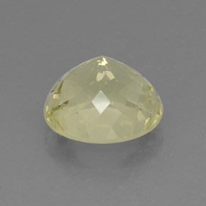 Quartzo amarelo natural 7,81ct, corte redondo, VVS-VS