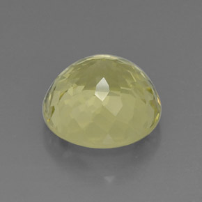 Quartzo amarelo natural 8,39ct, corte redondo, VVS