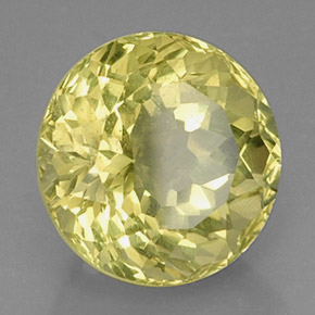 Quartzo Limão Natural 9.62ct, Corte Redondo, VS