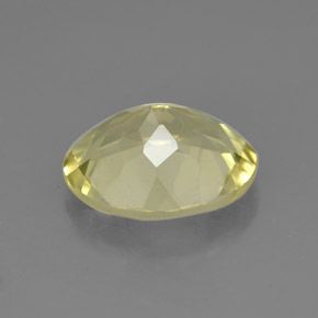 Quartzo amarelo natural 3,04ct, corte oval, VVS