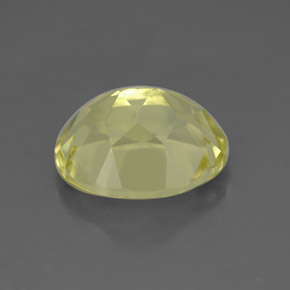 Quartzo amarelo natural 3,45ct, corte oval, VVS