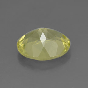 Quartzo amarelo natural 3,19ct, corte oval, VVS