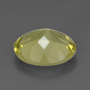 Quartzo amarelo natural 3,11ct, corte oval, VVS