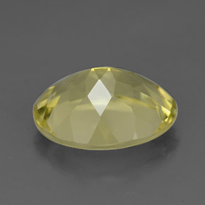 Quartzo amarelo natural 3,16ct, corte oval, VVS
