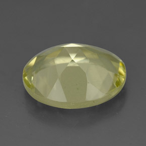 Quartzo amarelo natural 3,24ct, corte oval, VVS