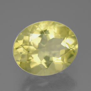 Quartzo amarelo natural 3,12ct, corte oval, VVS-VS