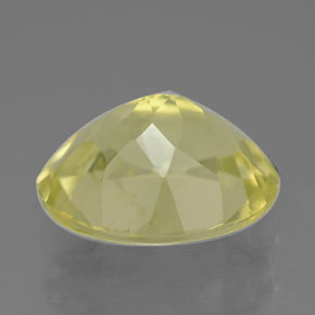 Quartzo amarelo natural 3,12ct, corte oval, VVS-VS