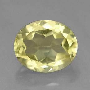 Quartzo amarelo natural 3,68ct, corte oval, VVS-VS