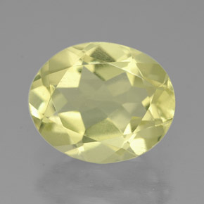 Quartzo amarelo natural 3,11ct, corte oval, VVS-VS