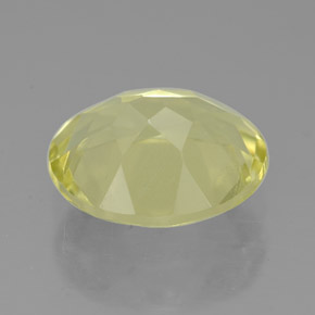 Quartzo amarelo natural 3,11ct, corte oval, VVS-VS