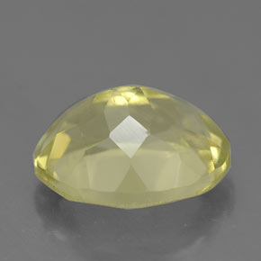 Quartzo amarelo natural 3,51ct, corte oval, VVS-VS