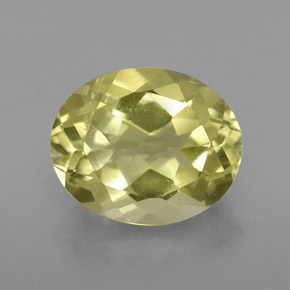 Quartzo amarelo natural 3,17ct, corte oval, VVS-VS