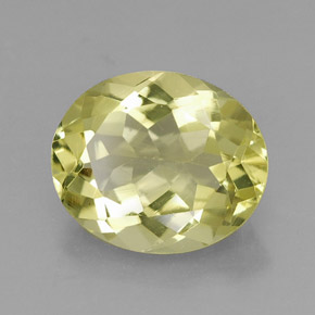 Quartzo amarelo natural 3,17ct, corte oval, VVS