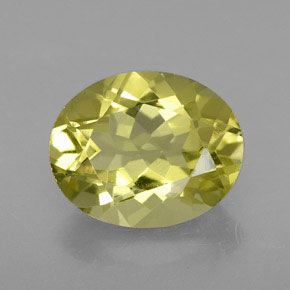 Quartzo Limão Natural 3.05ct, Corte Oval, VVS