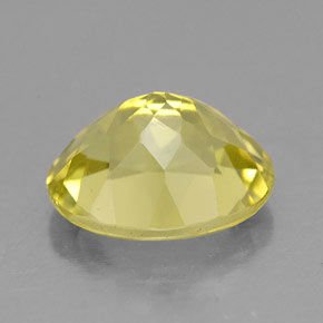 Quartzo amarelo natural 3,20ct, corte oval, VVS-VS