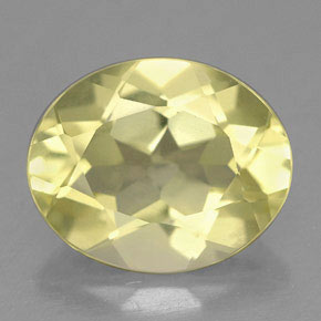 Quartzo amarelo natural 3,03ct, corte oval, VVS-VS