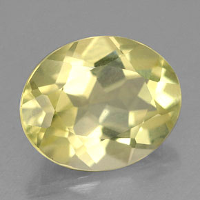 Quartzo amarelo natural 3,03ct, corte oval, VVS-VS