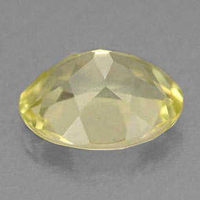 Quartzo amarelo natural 3,03ct, corte oval, VVS-VS