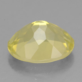 Quartzo amarelo natural 3,20ct, corte oval, VS