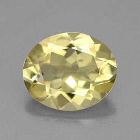 Quartzo amarelo natural 2,89ct, corte oval, VVS-VS