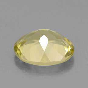 Quartzo amarelo natural 2,89ct, corte oval, VVS-VS