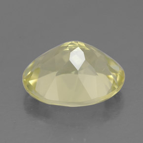 Quartzo amarelo natural 3,24ct, corte oval, VS