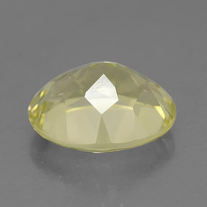 Quartzo amarelo natural 3,32ct, corte oval, VVS