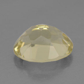 Quartzo amarelo natural 3,22ct, corte oval, VVS