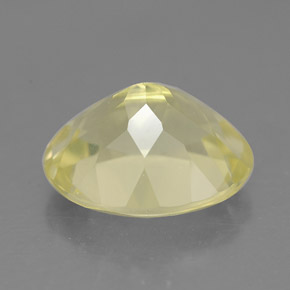 Quartzo amarelo natural 3,33ct, corte oval, VS