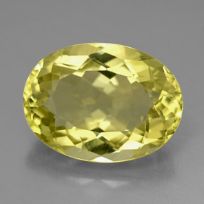 Quartzo amarelo natural 8,98ct, corte oval, VVS