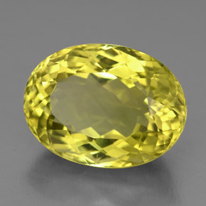 Quartzo amarelo natural 10,51ct, corte oval, VVS