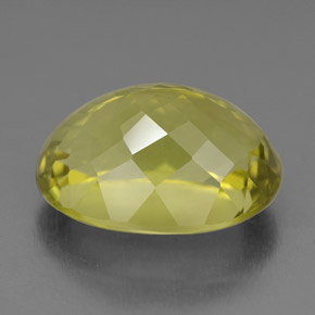 Quartzo amarelo natural 10,51ct, corte oval, VVS