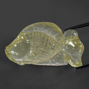 Quartzo amarelo natural 39,76ct, transparente, transparente/translúcido
