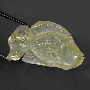 Quartzo amarelo natural 39,76ct, transparente, transparente/translúcido