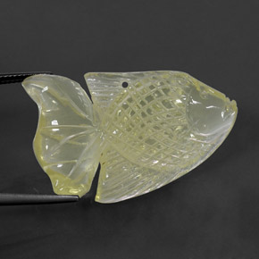 Quartzo amarelo natural 41,09ct, transparente, transparente/translúcido