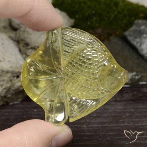 72.27ct Natural Amarelo claro Quartzo, Chique, Translúcido