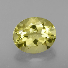 Quartzo amarelo natural 3,60ct, corte oval, VVS-VS