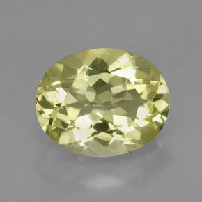 Quartzo amarelo natural 3,80ct, corte oval, VVS-VS