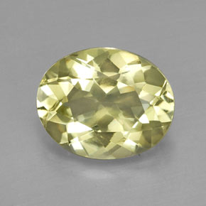 Quartzo amarelo natural 3,46ct, corte oval, VVS-VS