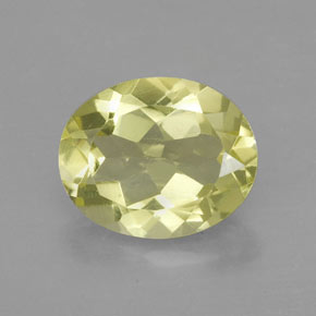 Quartzo Limão Natural 2.90ct, Corte Oval, VVS
