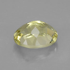 Quartzo amarelo natural 3,67ct, corte oval, VVS