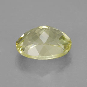 Quartzo amarelo natural 3,80ct, corte oval, VVS