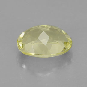 Quartzo amarelo natural 3,54ct, corte oval, VVS