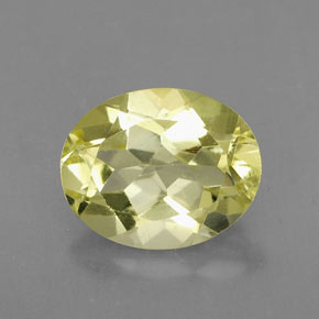 Quartzo amarelo natural 3,04ct, corte oval, VVS-VS