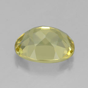Quartzo amarelo natural 3,34ct, corte oval, VVS