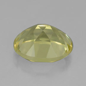 Quartzo amarelo natural 3,73ct, corte oval, VVS