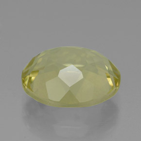 Quartzo amarelo natural 3,53ct, corte oval, VVS