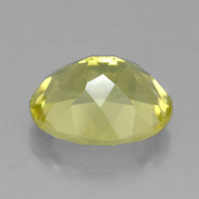 Quartzo amarelo natural 3,40ct, corte oval, VVS