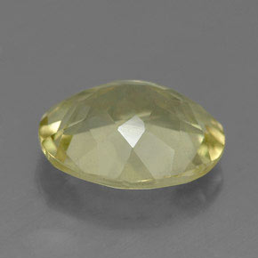 Quartzo amarelo natural 3,07ct, corte oval, VVS
