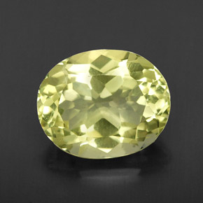 Quartzo amarelo natural 3,35ct, corte oval, VVS-VS